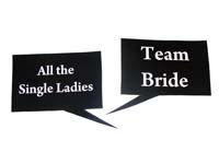 All the single ladies and team bride